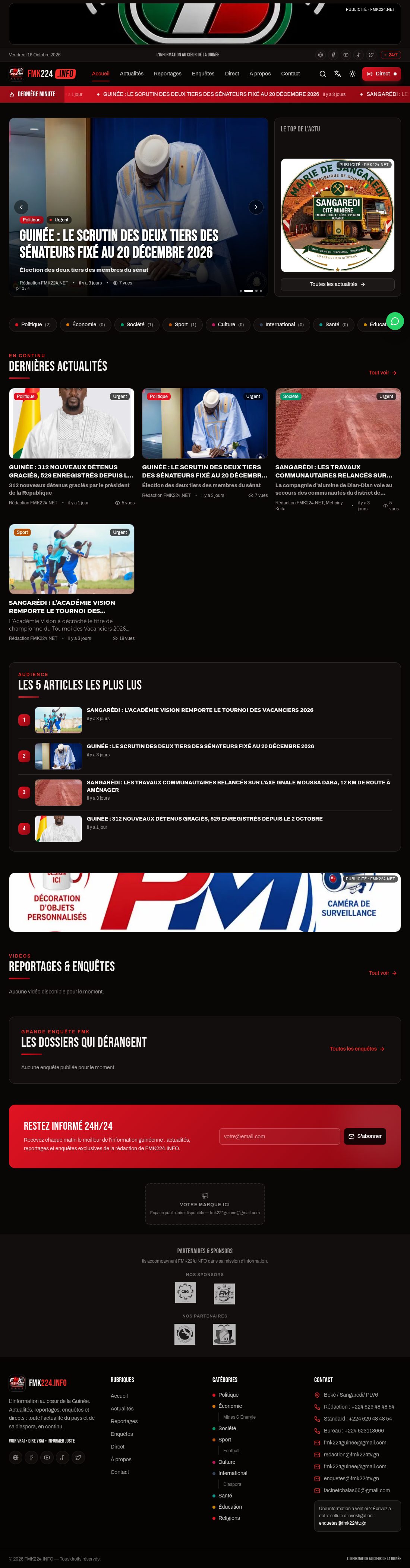 FMK224 — Média d'actualité